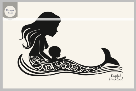 A Designer's Review of the Mom and Baby Mermaid Silhouette