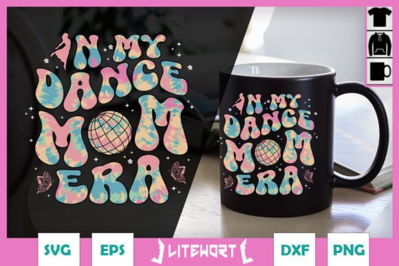 A Groovy Tie-Dye Design for Dance Mom Embroidery