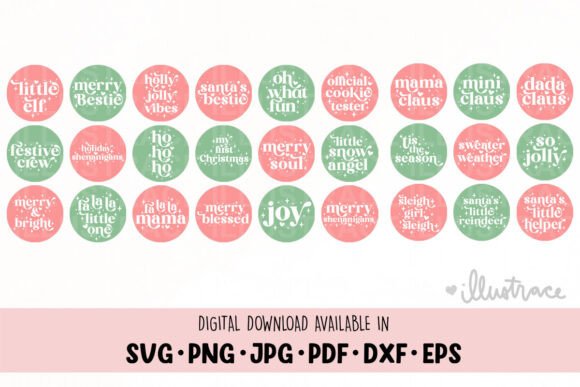 A Retro Christmas Bundle for Whimsical Holiday Embroidery