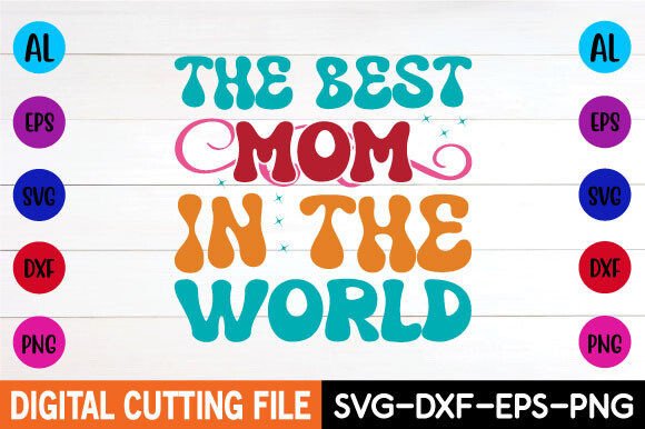 A Retro Design for the Best Mom Embroidery Projects
