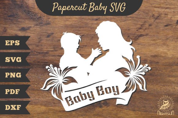 A Warm Review of the Mom and Baby Boy Papercut SVG Design