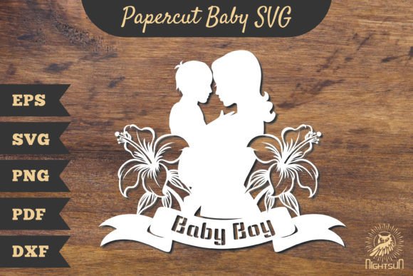 Mom and Baby Boy Papercut SVG 5: A Designer's Hands-On Review