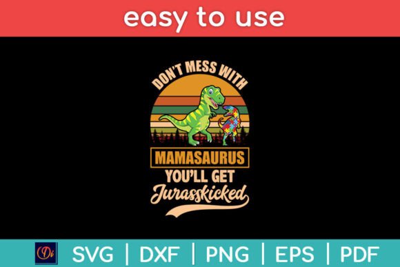 Reviewing the Mamasaurus Autism Mom Embroidery Design