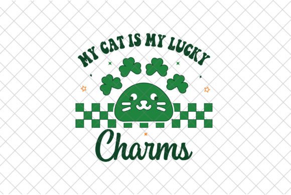 The Irish Lucky Cat Mom Design for Real Embroidery